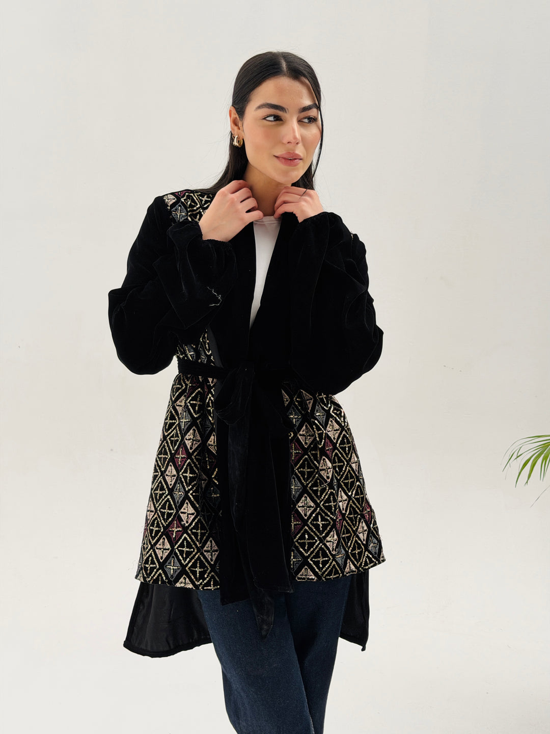 Noor embroidery top -Tringle