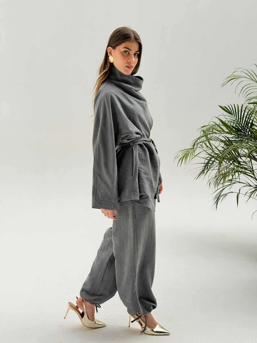 Dalida cross set -Gray