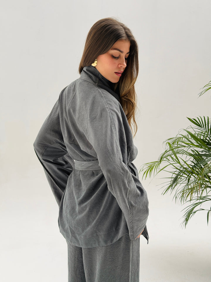 Dalida cross set -Gray