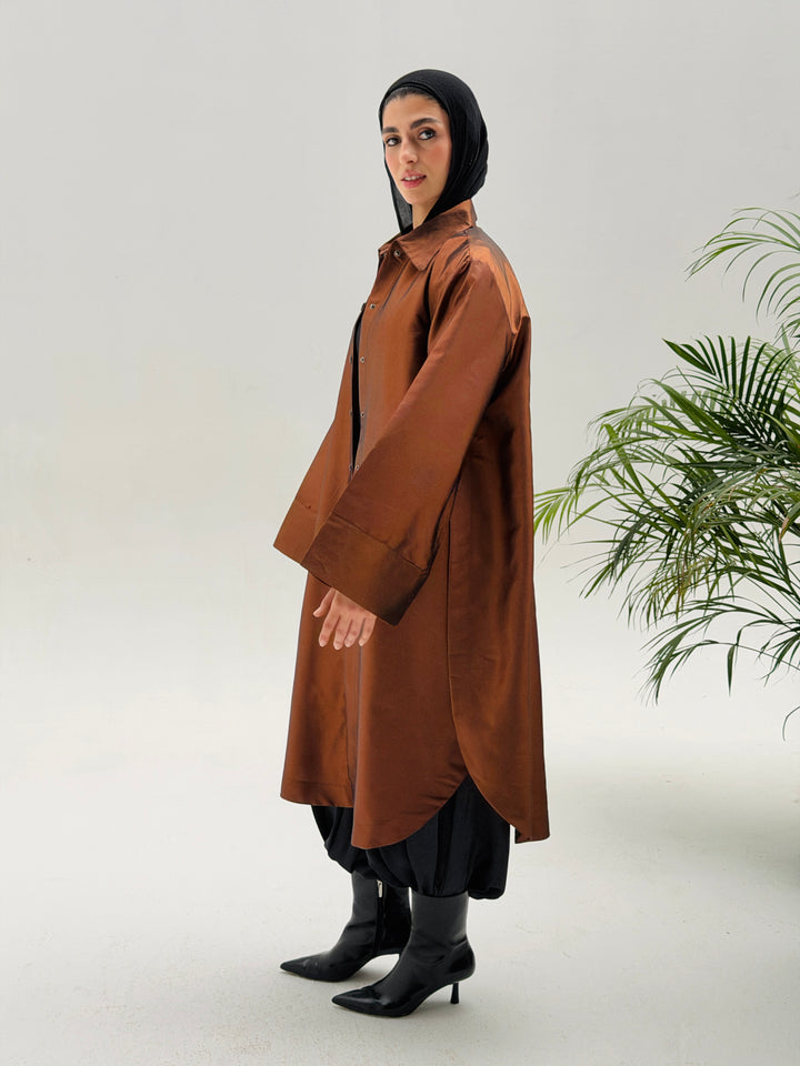 Nayla Shirt - metalic orange