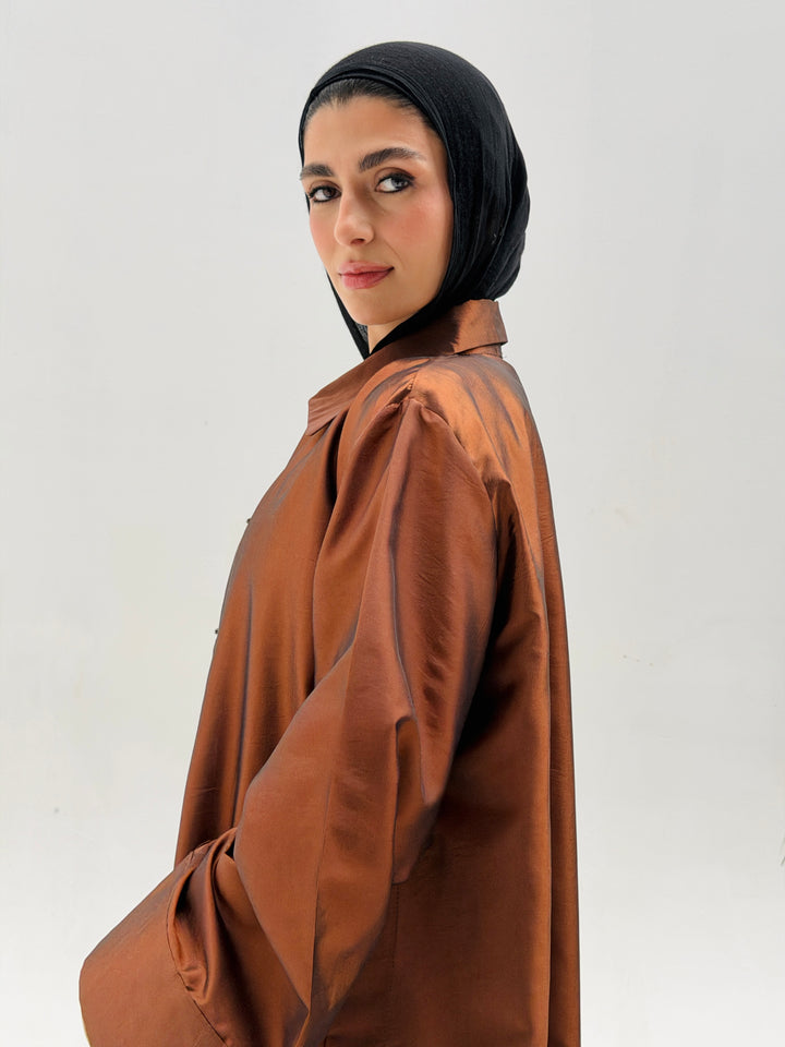 Nayla Shirt - metalic orange