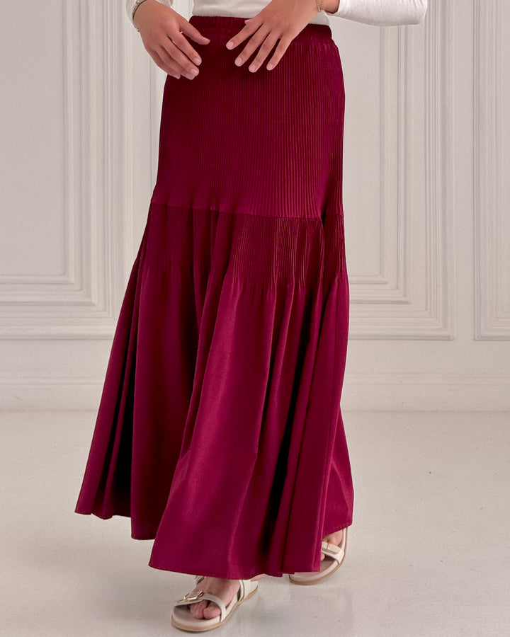 New Pillise skirt- Fushya