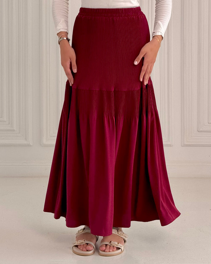 New Pillise skirt- Fushya