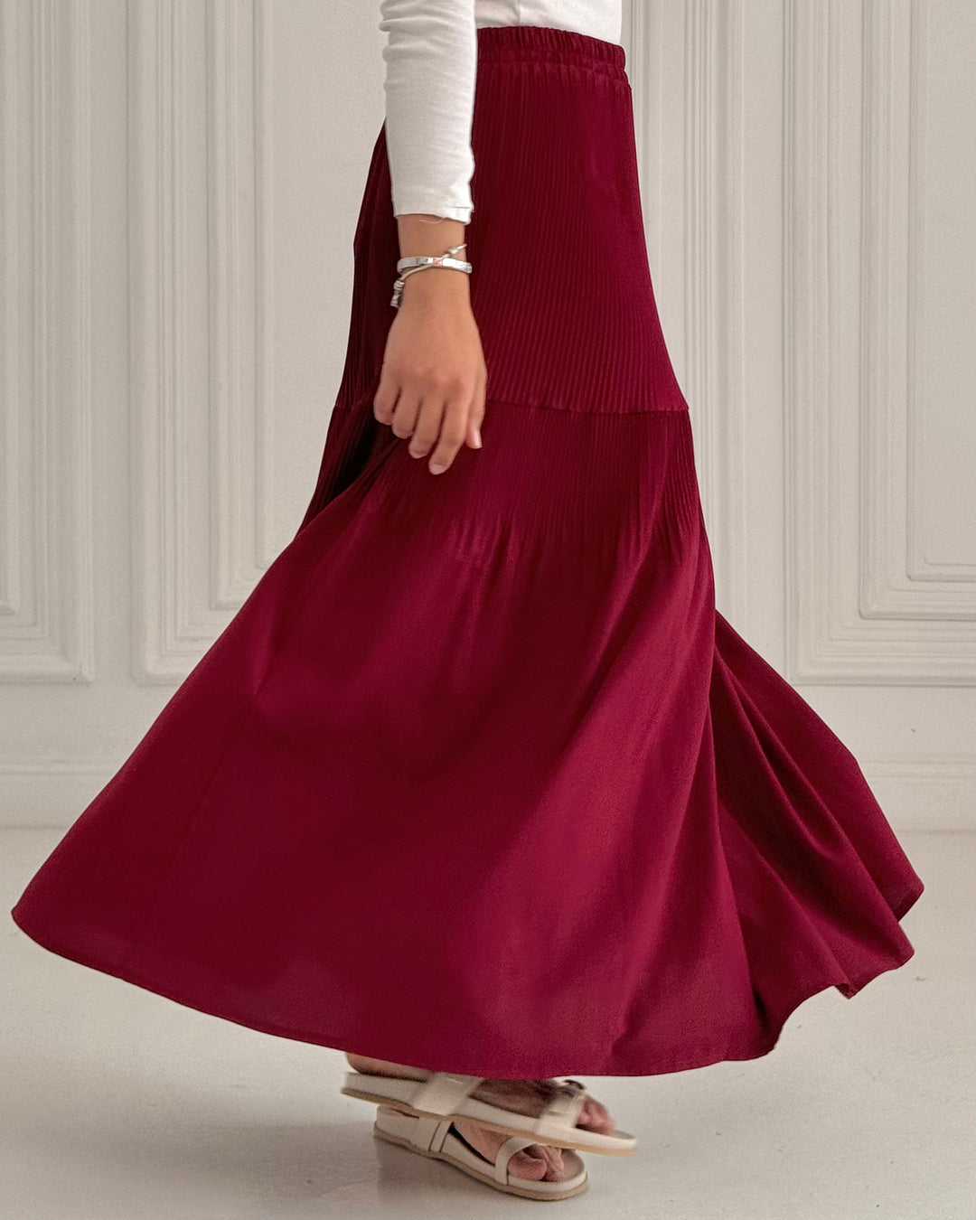 New Pillise skirt- Fushya