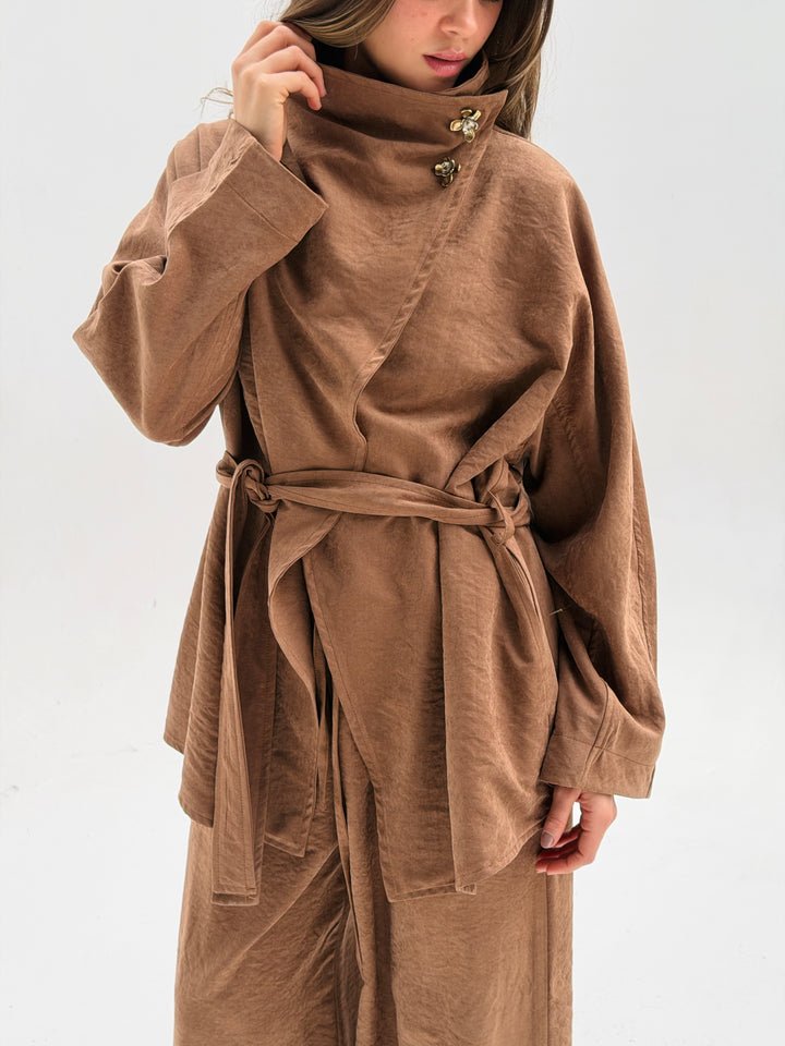 Dalida cross set - Camel