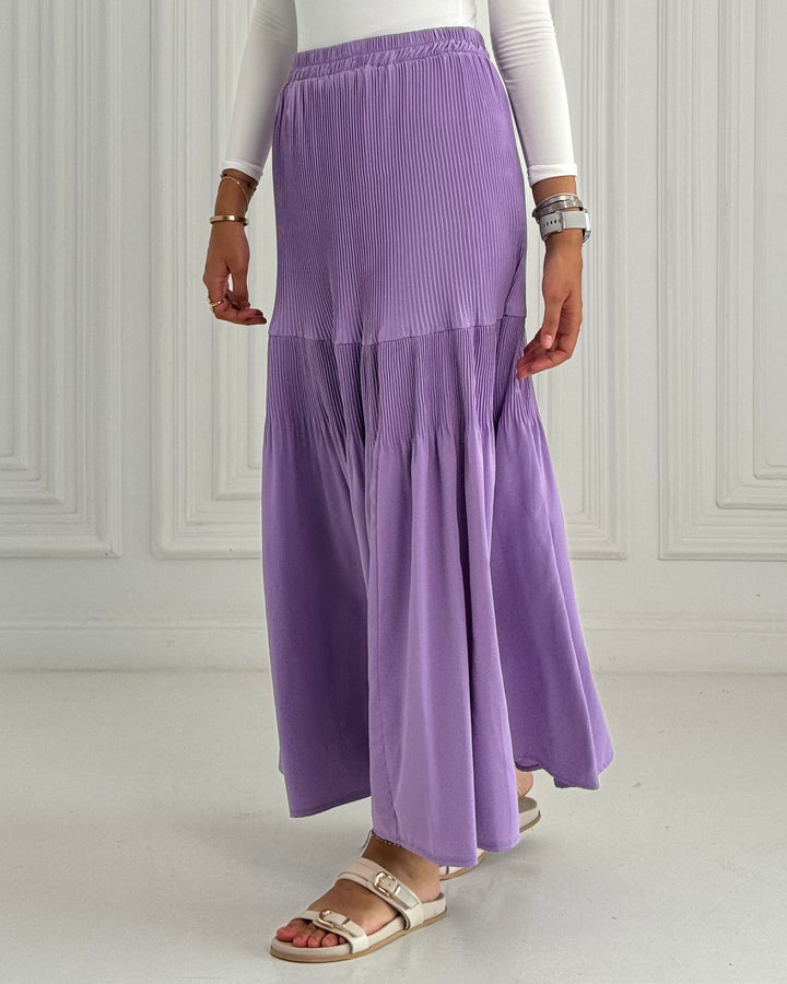 New Pillise skirt- purple