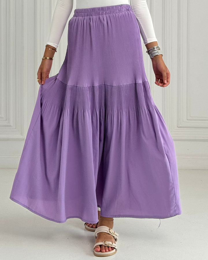 New Pillise skirt- purple