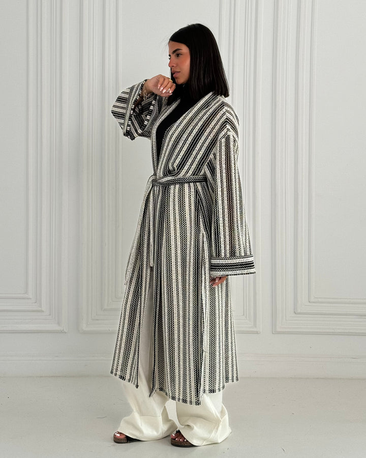 Knitted Long Kimono