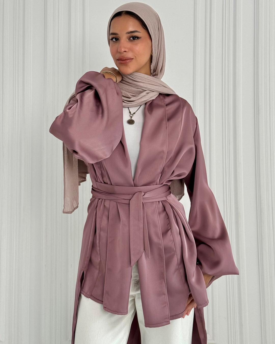 Shall satin shirt - Chasmire