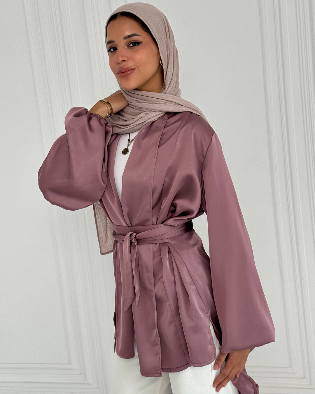 Shall satin shirt - Chasmire