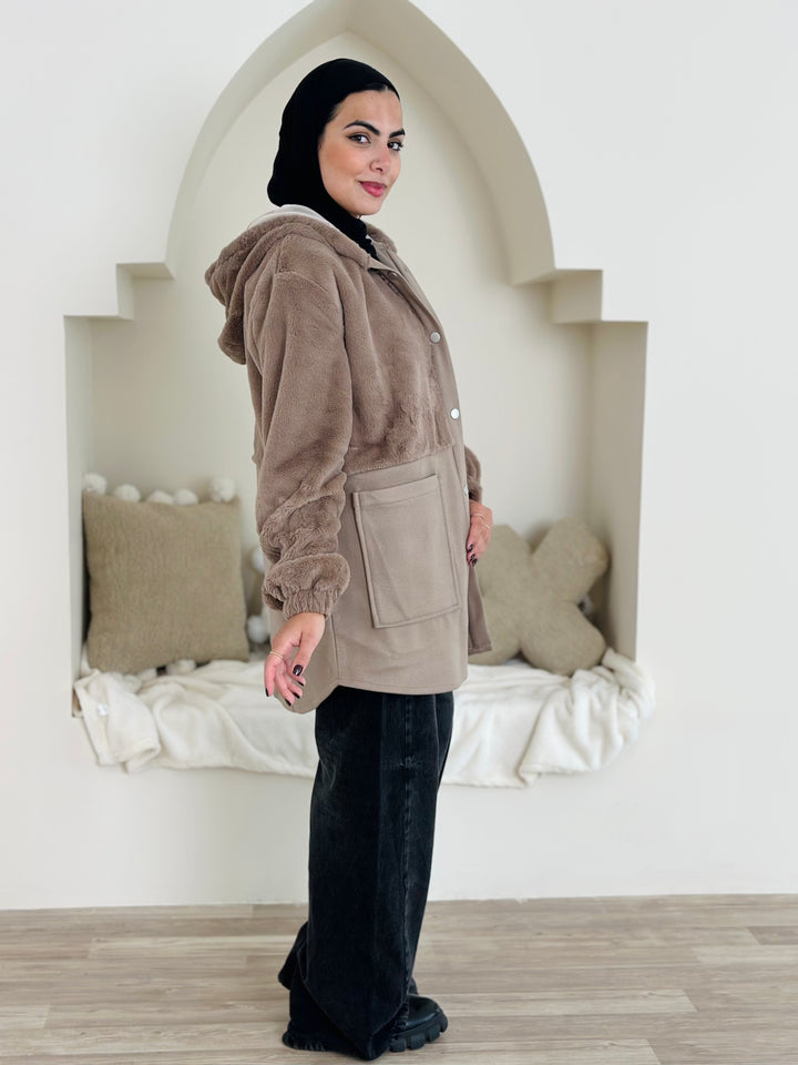 Furr Vs wool jacket- Baje