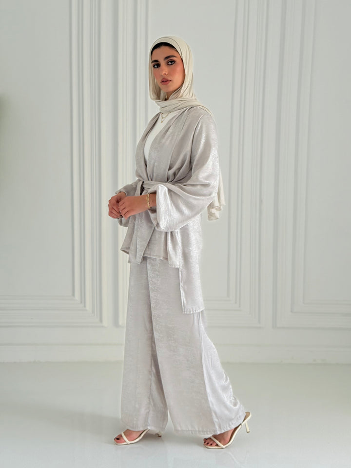 Shimmer Set- Pearl gray