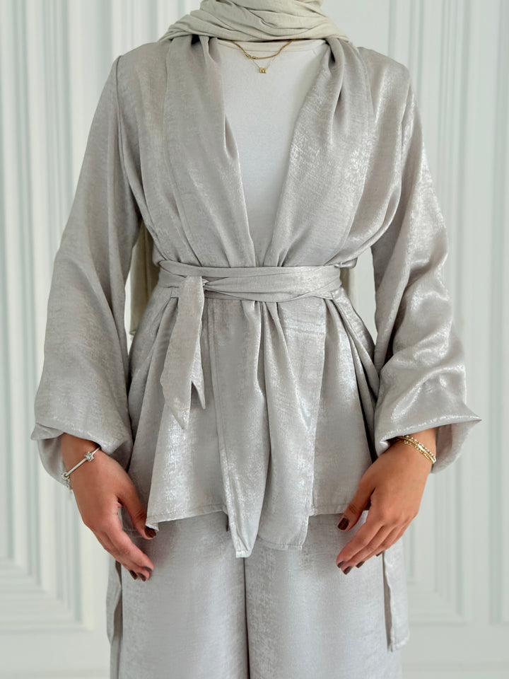 Shimmer Set- Pearl gray
