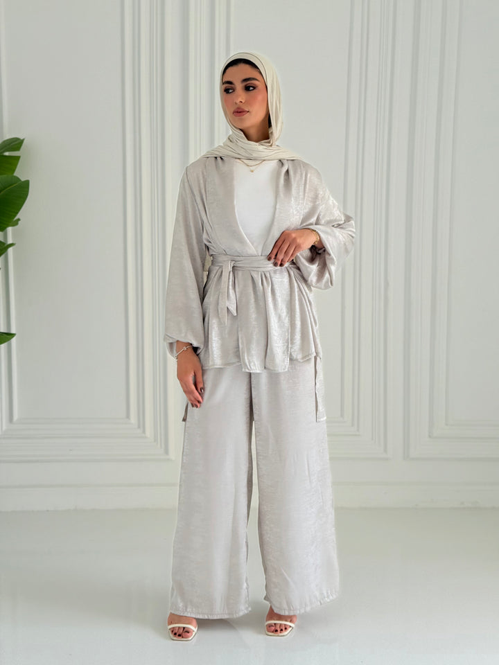 Shimmer Set- Pearl gray