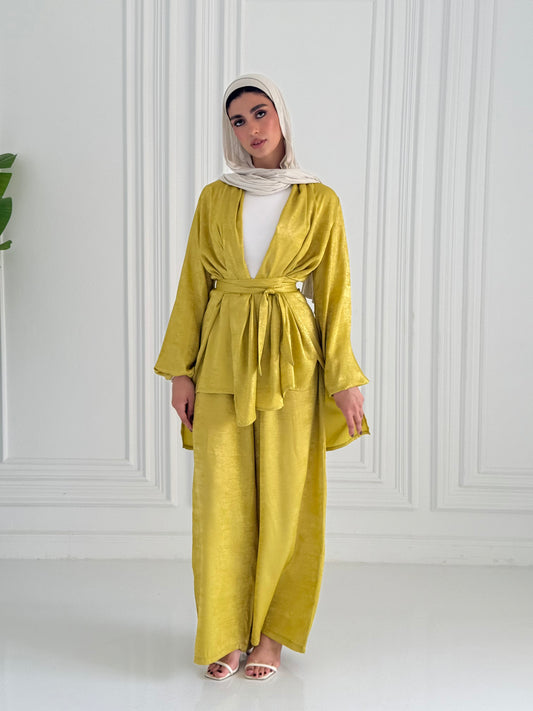 Shimmer Set- Lemon green