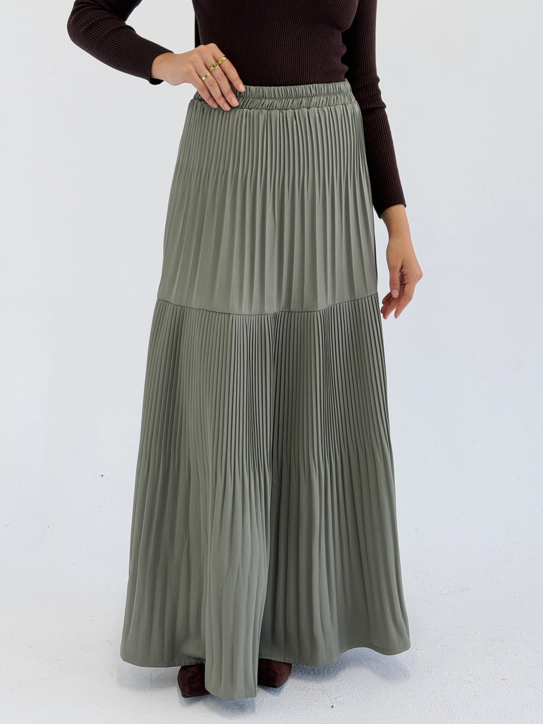 pillise skirt - matcha