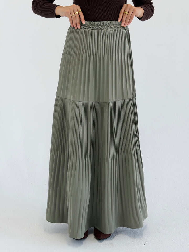 pillise skirt - matcha