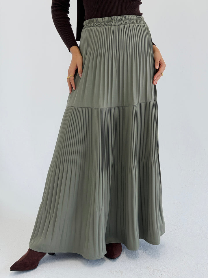 pillise skirt - matcha