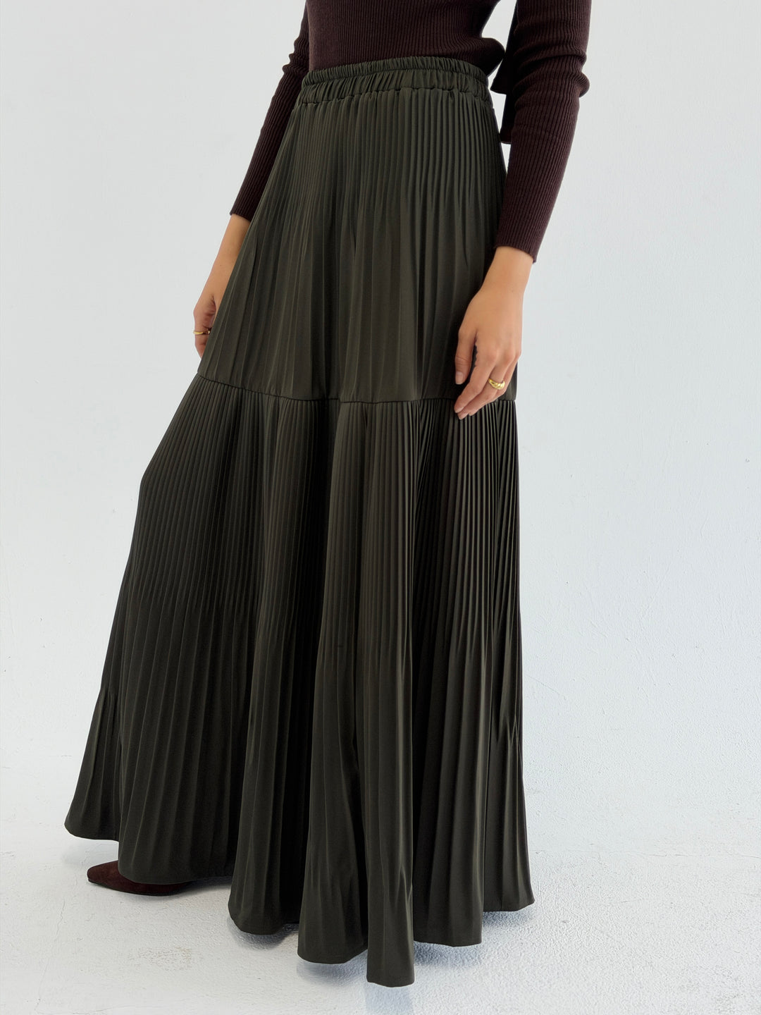 pillise skirt - olive