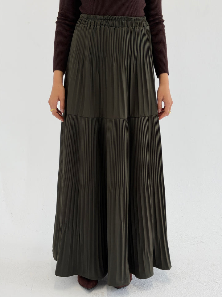 pillise skirt - olive