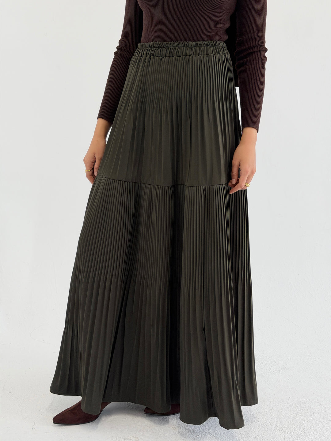pillise skirt - olive