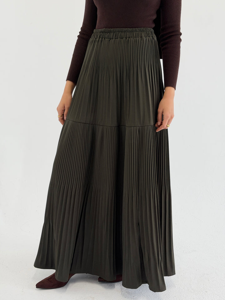 pillise skirt - olive