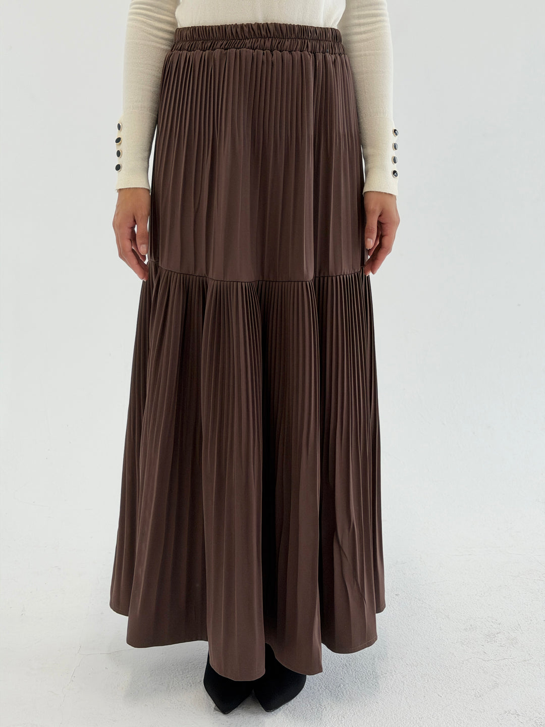 pillise skirt -brown