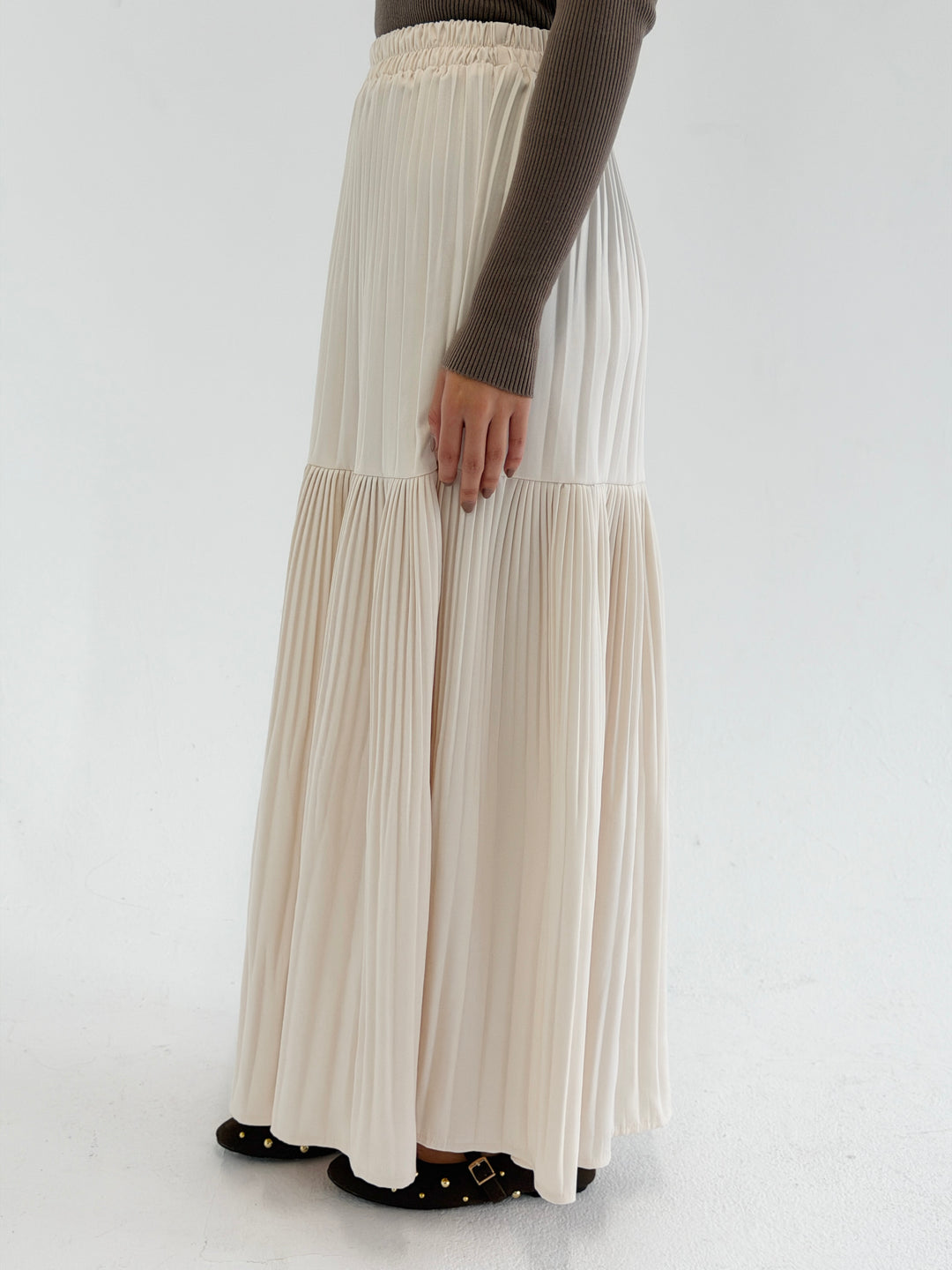 pillise skirt -off white