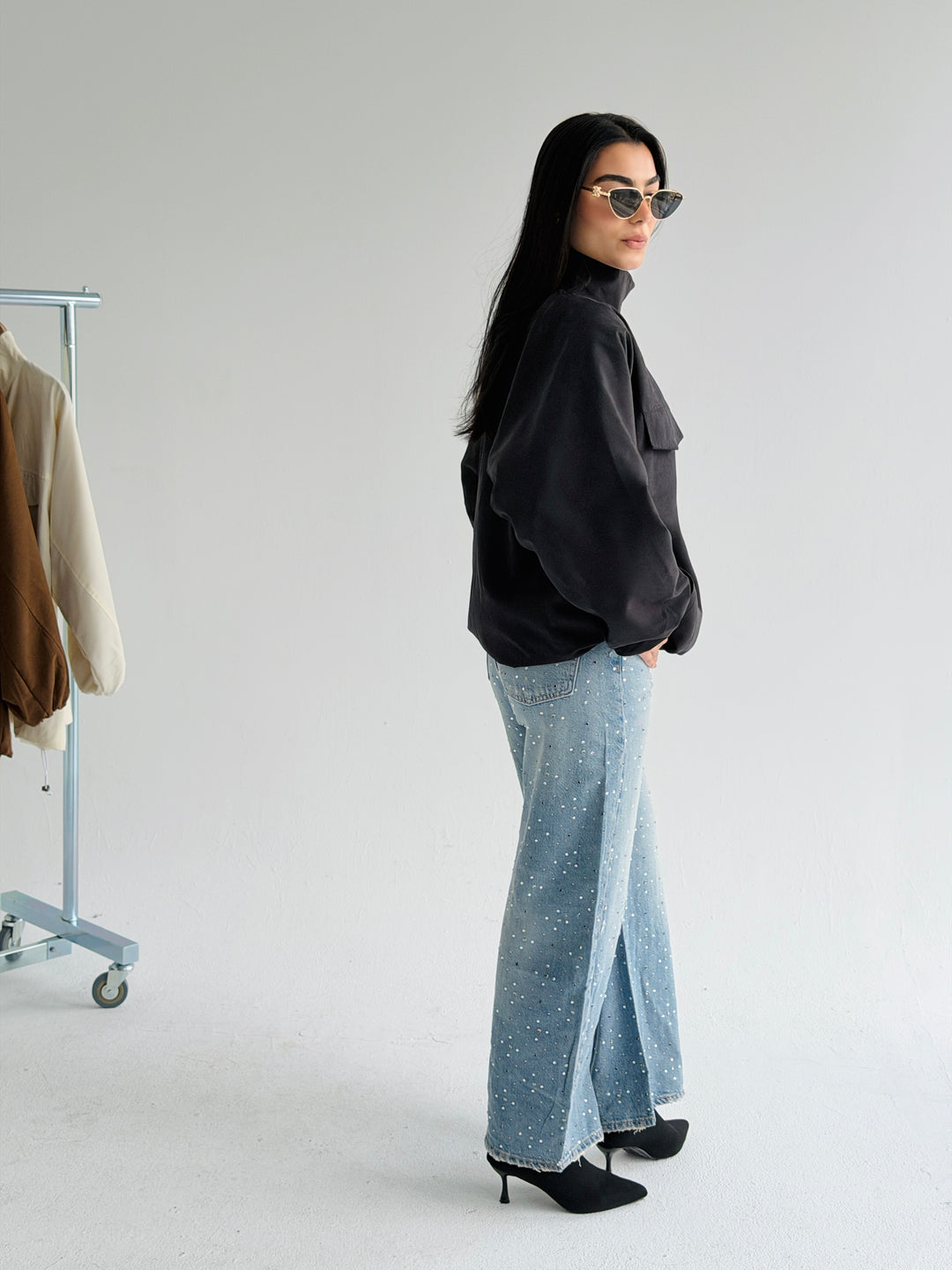 Sandwash Jacket- Black