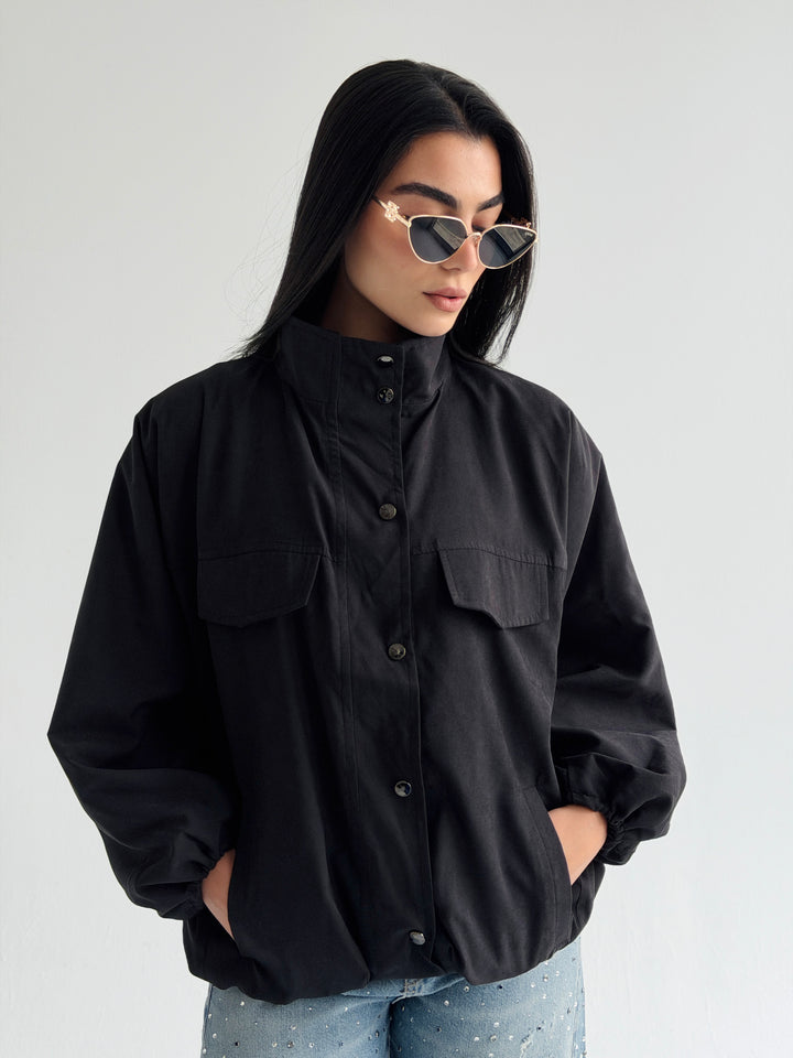 Sandwash Jacket- Black