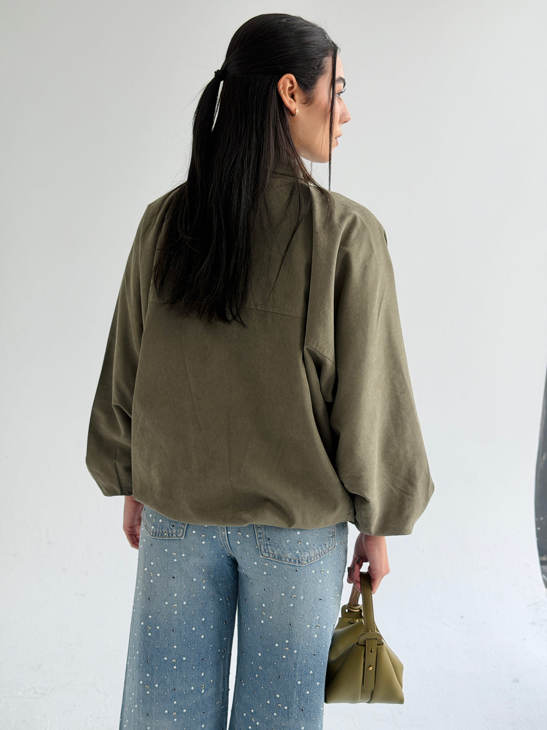 Sandwash Jacket- Olive