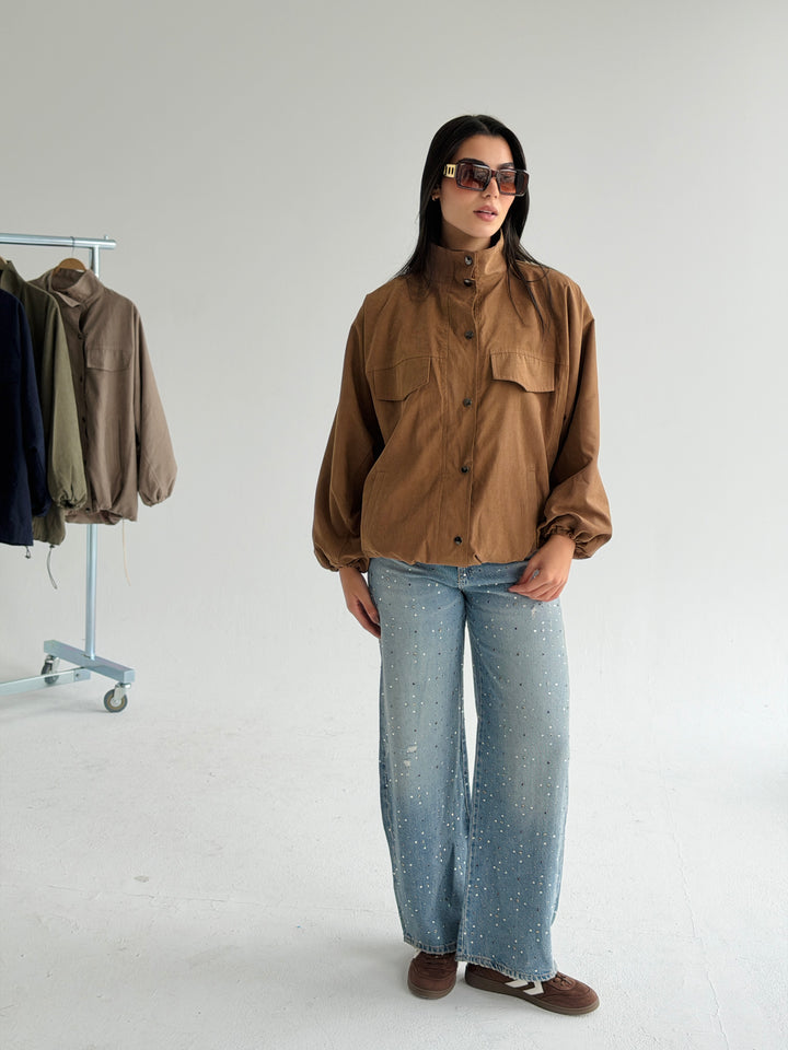 Sandwash Jacket- brown