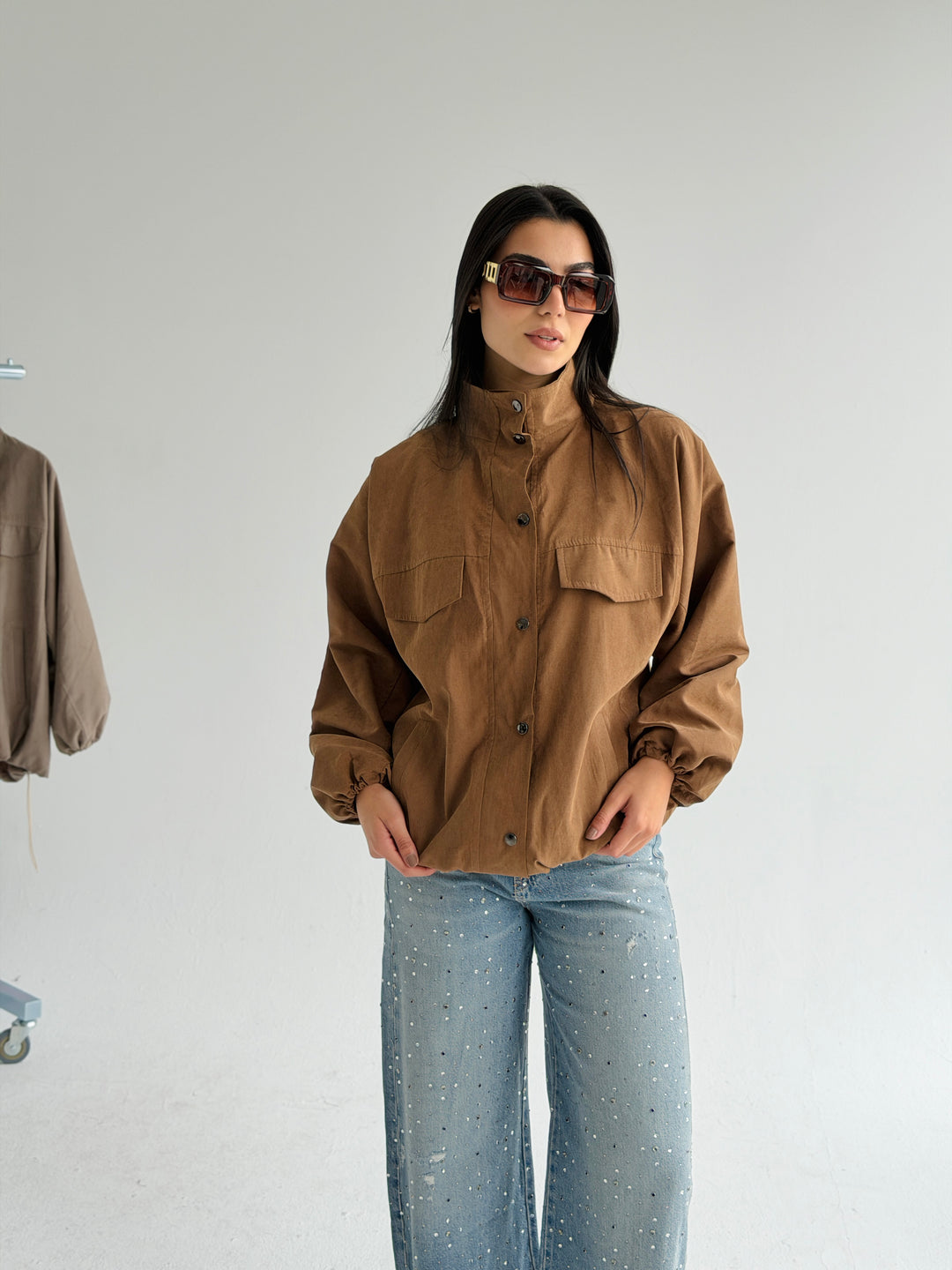 Sandwash Jacket- brown