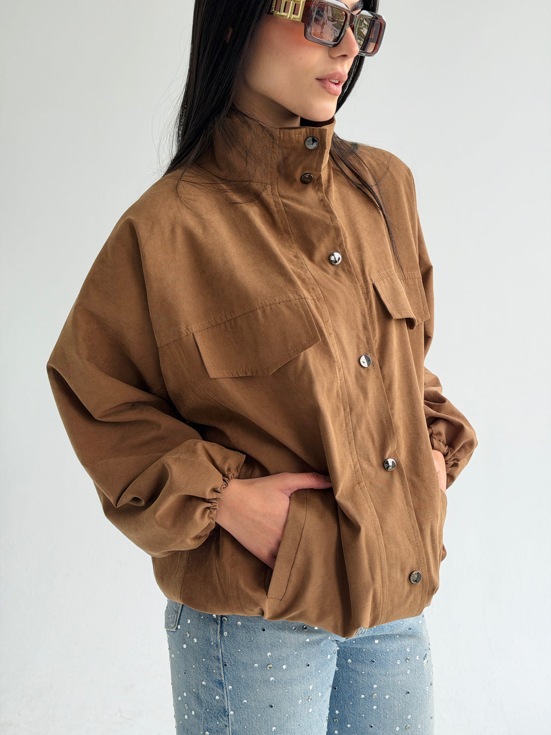 Sandwash Jacket- brown