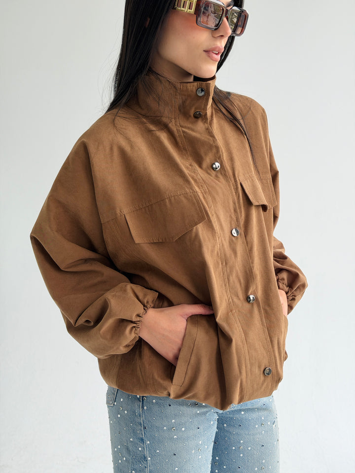Sandwash Jacket- brown