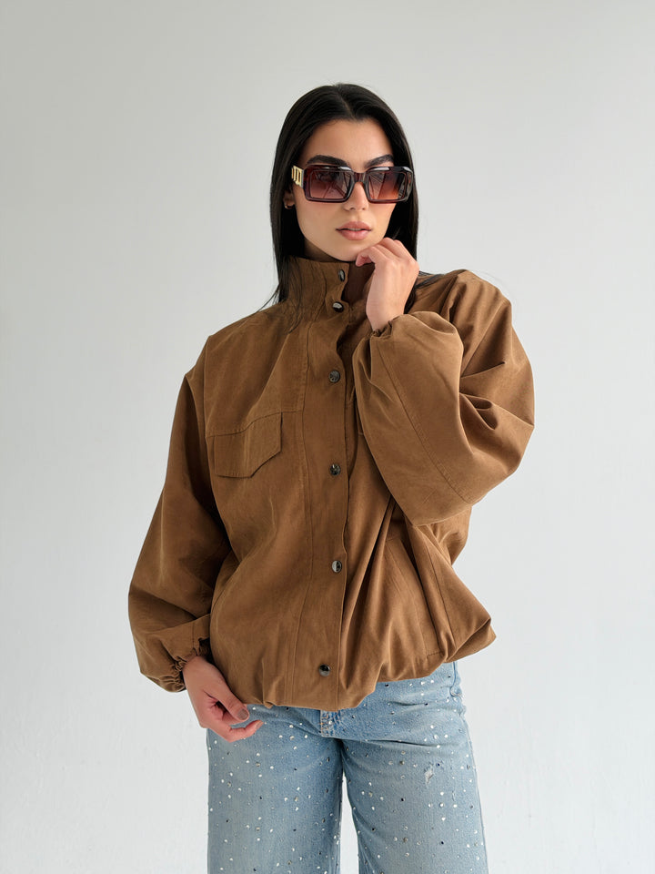 Sandwash Jacket- brown