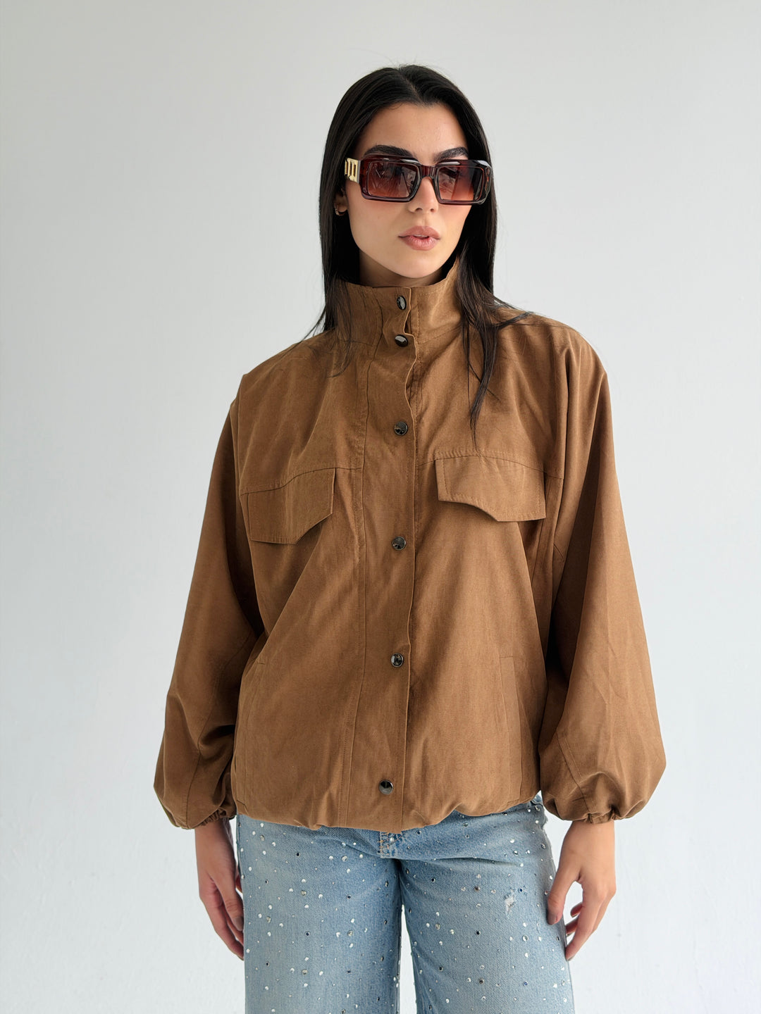Sandwash Jacket- brown