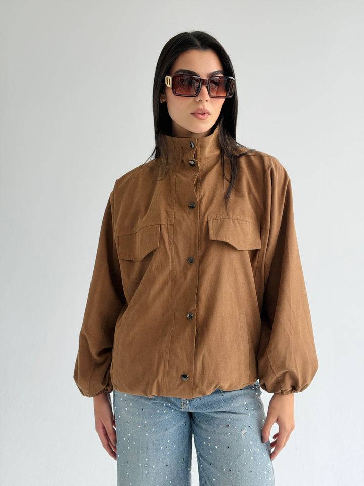 Sandwash Jacket- brown