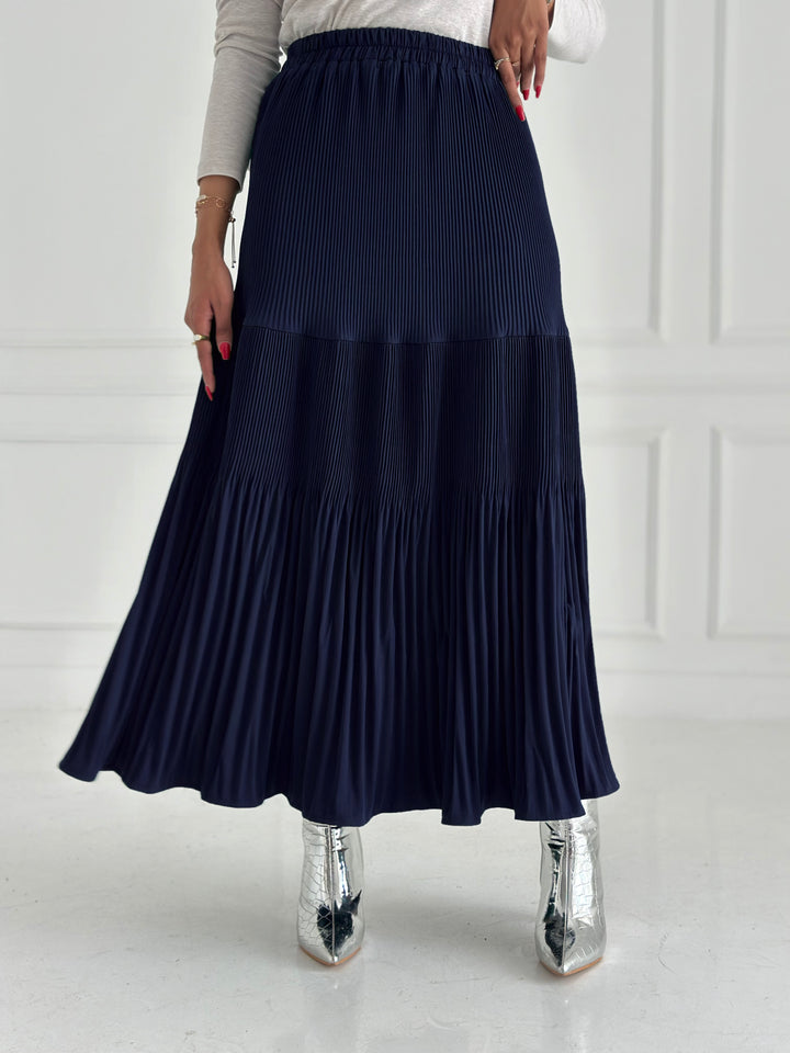 Pillise skirt- dark blue