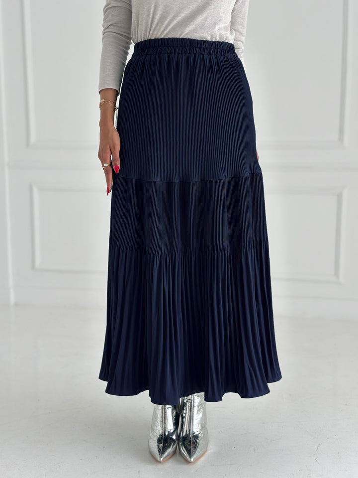 Pillise skirt- dark blue