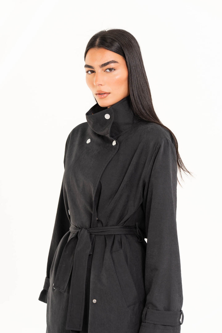 Aria Trench Coat - Black