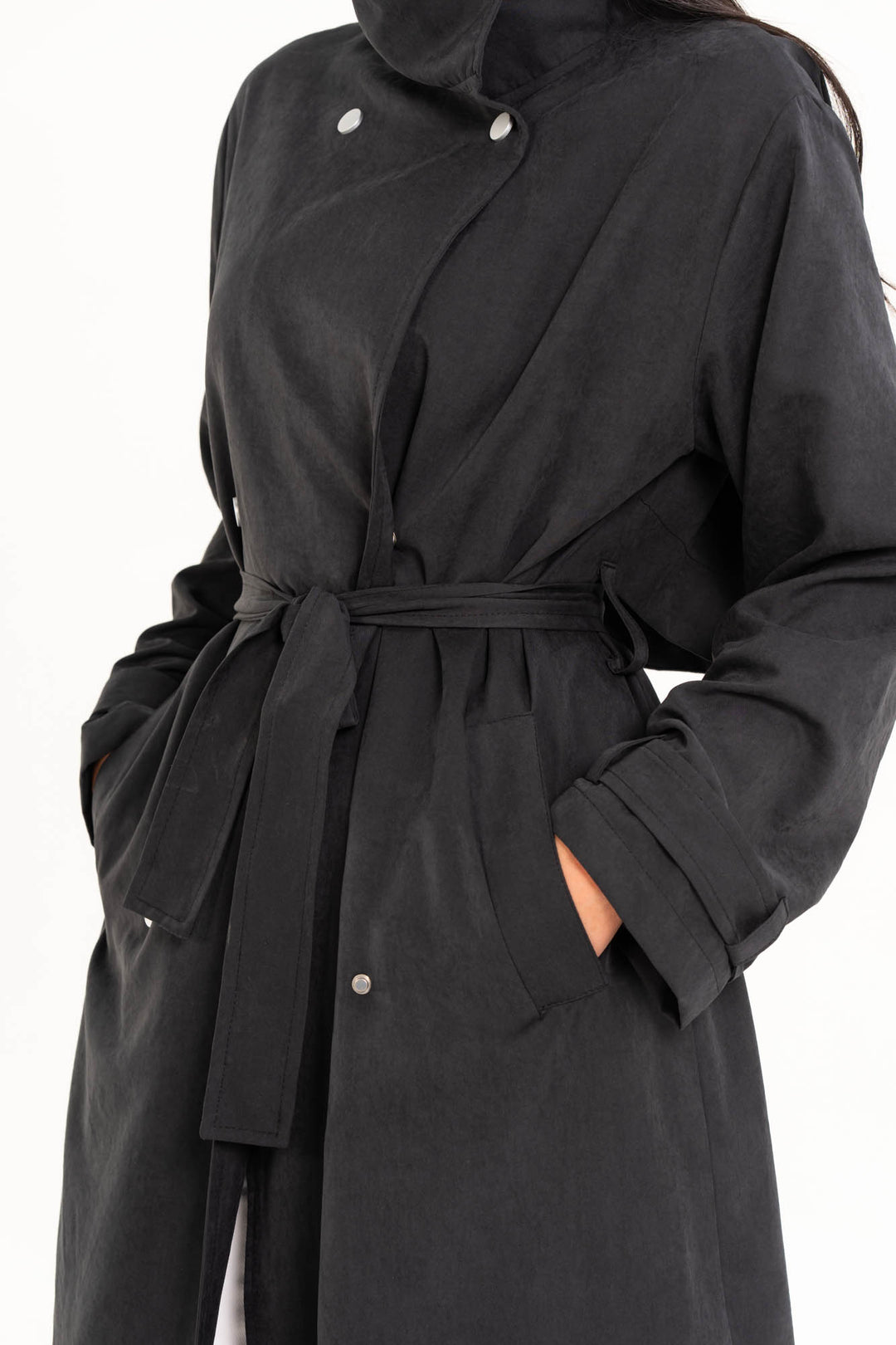 Aria Trench Coat - Black