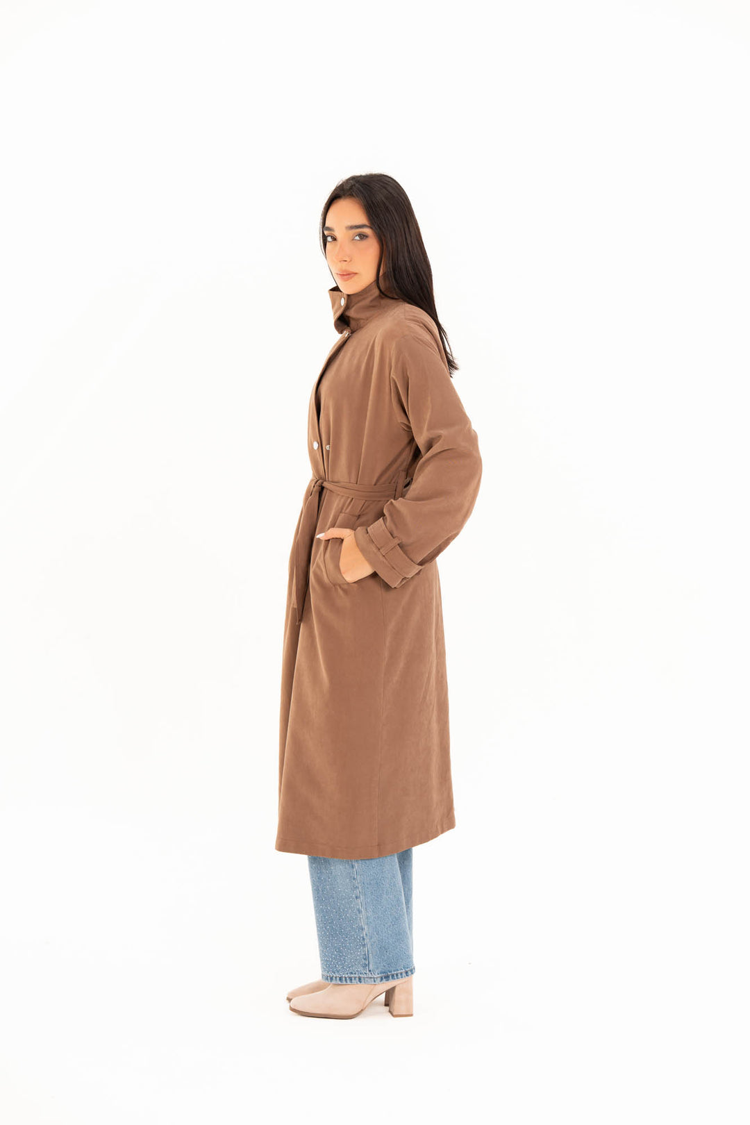 Aria Trench Coat - Camel
