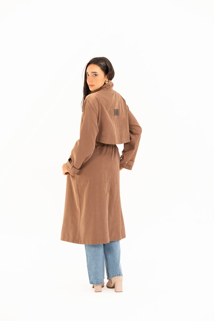 Aria Trench Coat - Camel