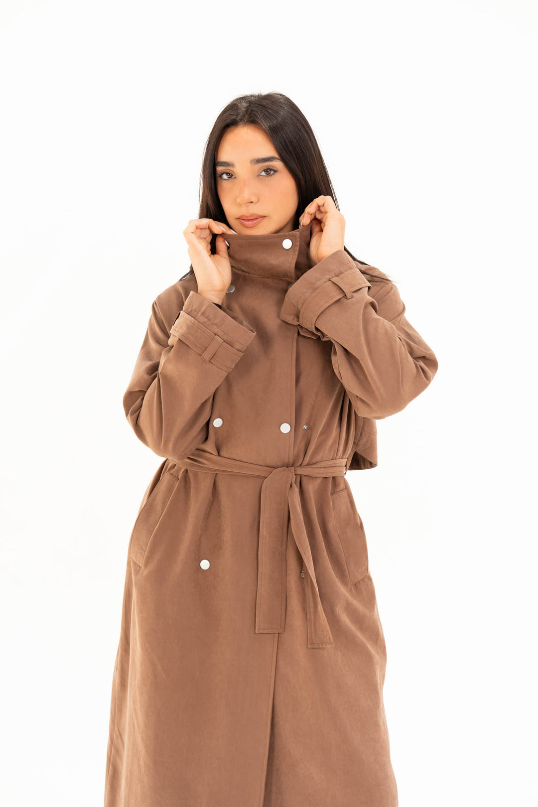Aria Trench Coat - Camel