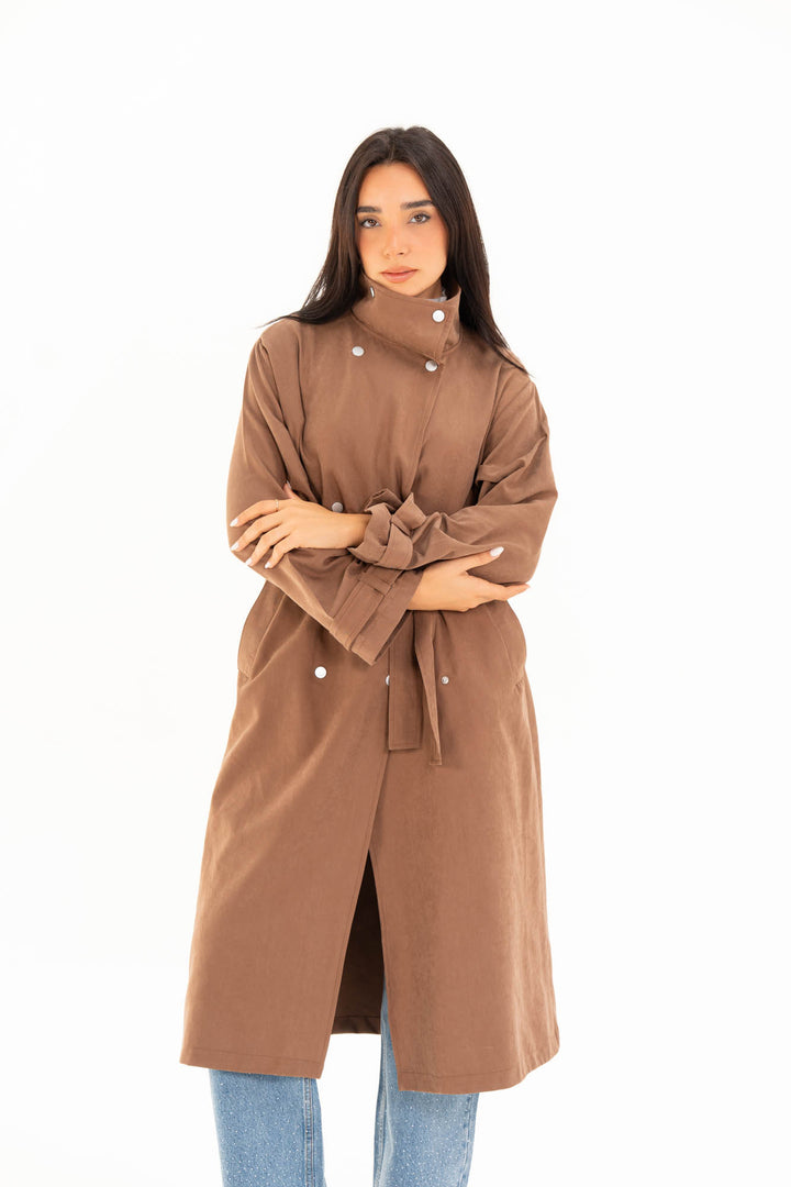 Aria Trench Coat - Camel