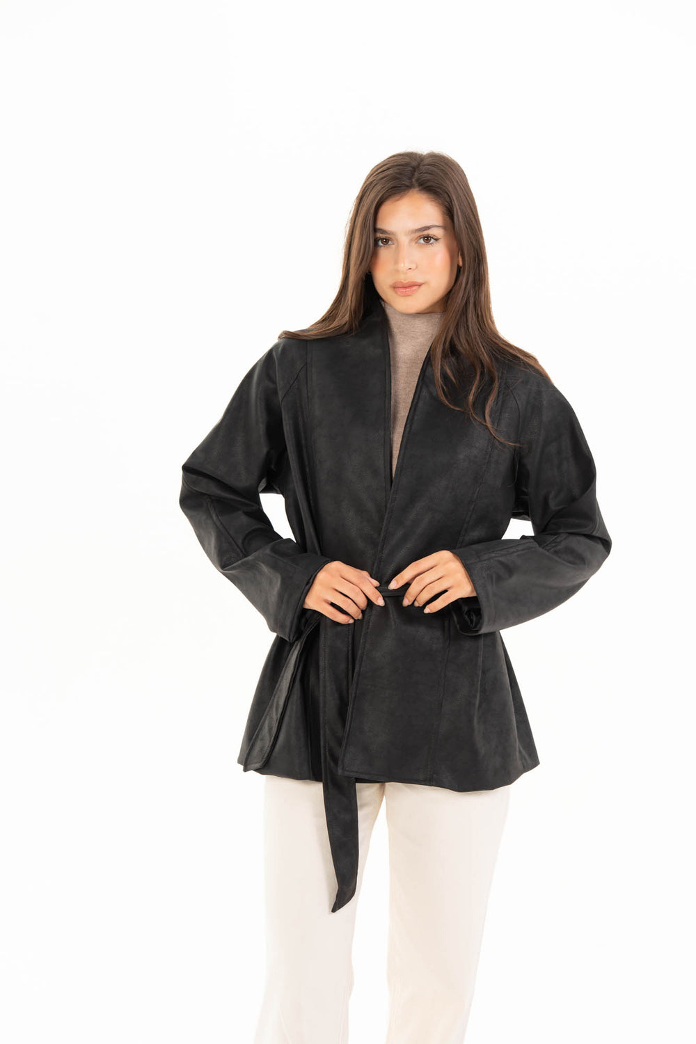 Celine Leather Jacket - Black