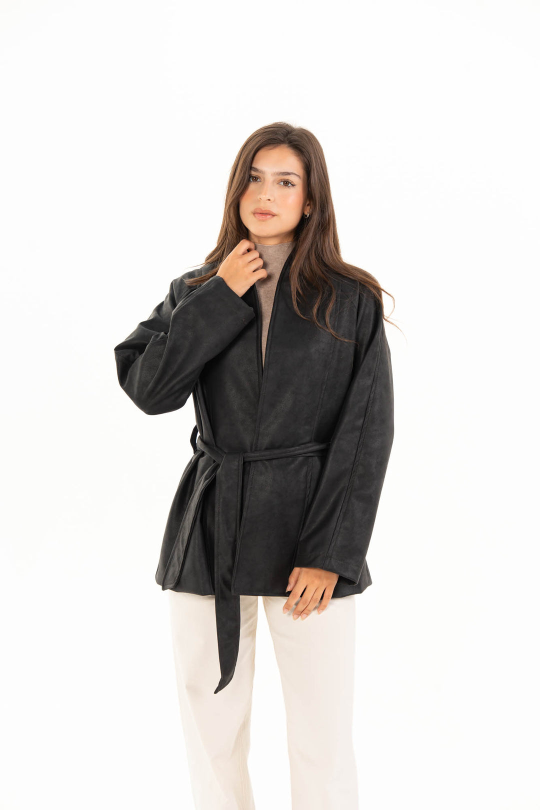Celine Leather Jacket - Black