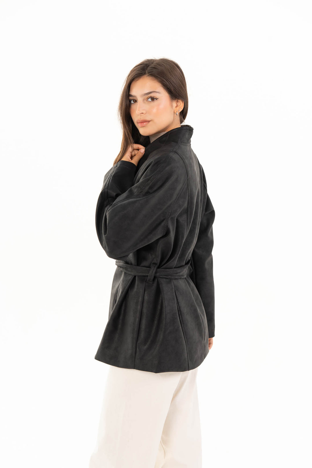 Celine Leather Jacket - Black