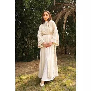 Palm tree golden kaftan-106